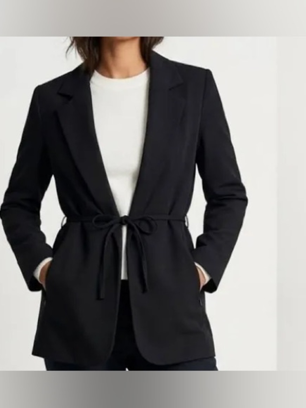 NEW Athleta $179 Primatwill Career Casual business Blazer Black womens 12 work